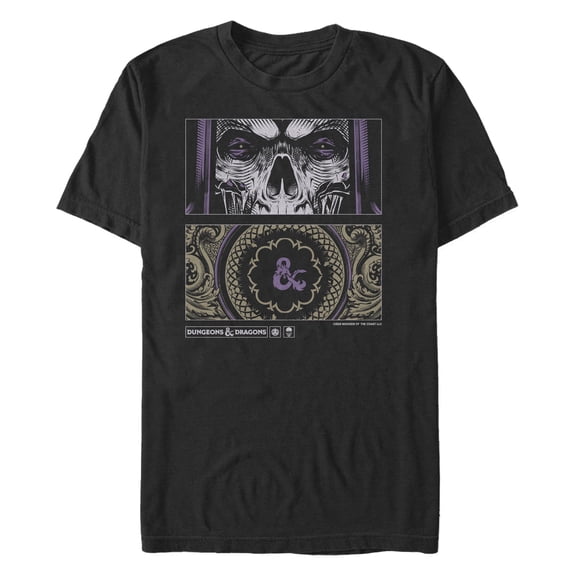 Men's Dungeons & Dragons Undead Lich Panel  Graphic T-Shirt