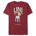 thumbnail image 1 of Men's Dungeons & Dragons Uni Unicorn Pose Cartoon  Graphic Tee Cardinal Medium, 1 of 4