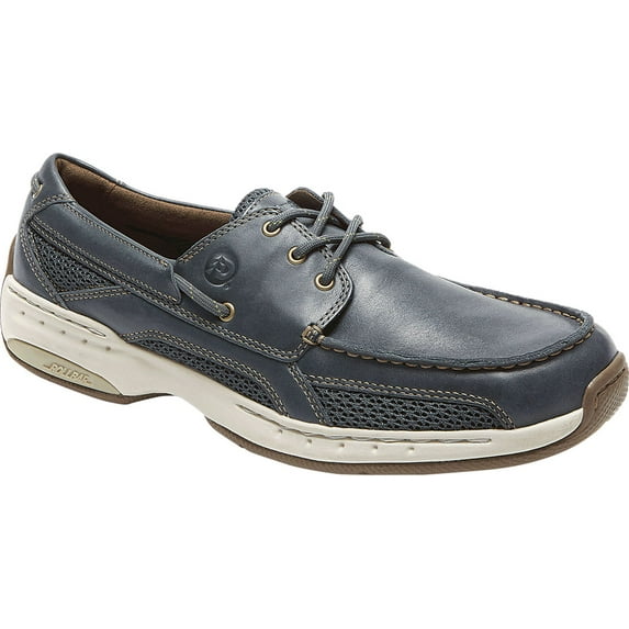 Men's Dunham Captain Mesh Boat Shoe Navy 7 4E