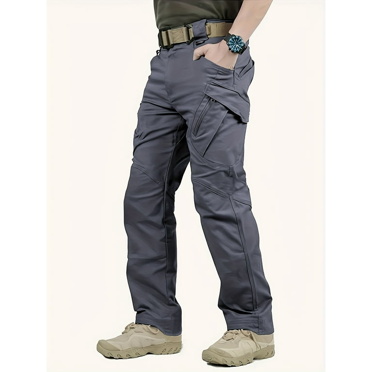 Men s Durable Cargo Pants Men s Tactical Pants With Multi Pockets For Outdoor Hiking Camping Spring Fall Walmart