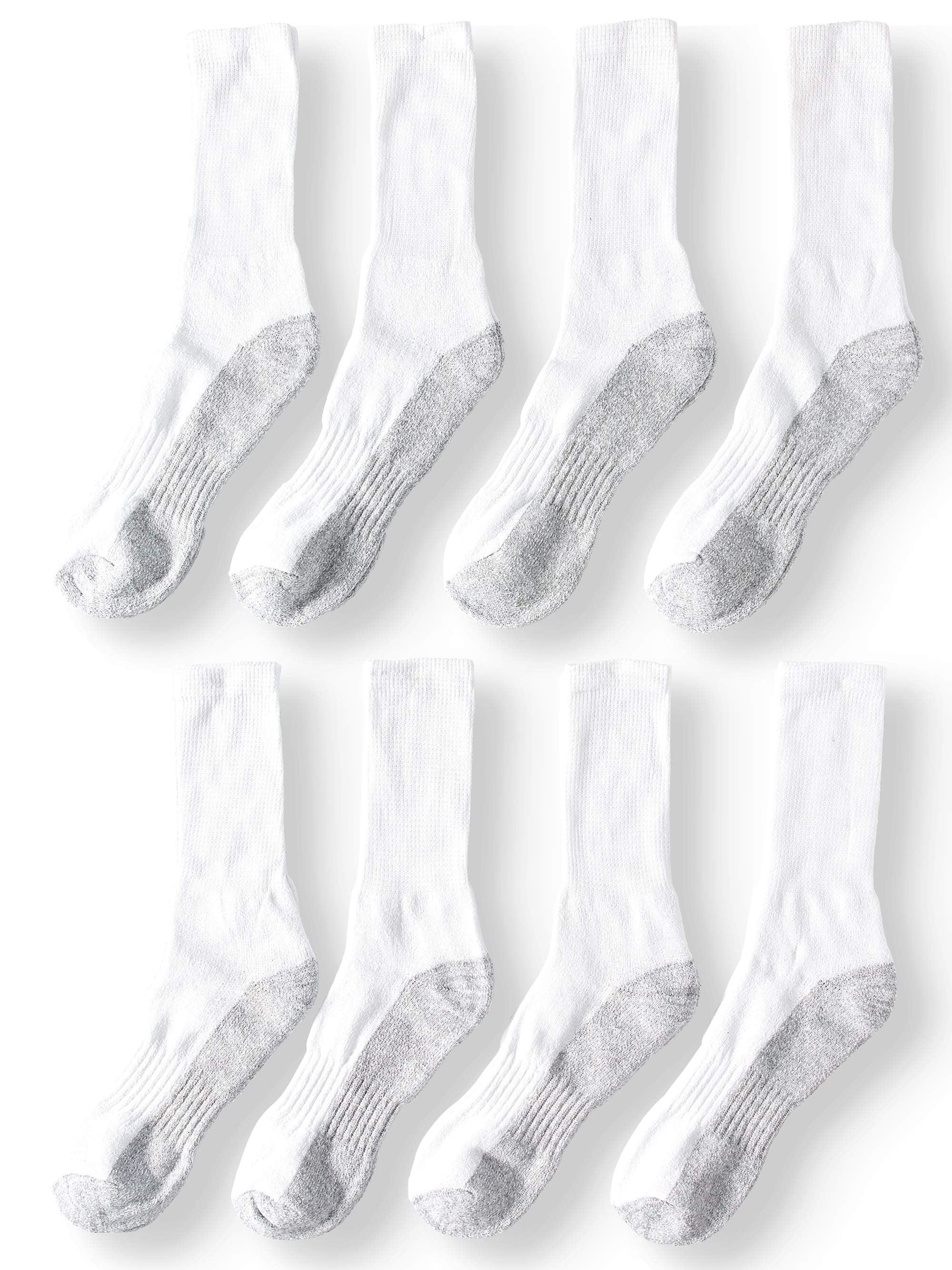 Men's Durable Work Crew Sock, 8Pack