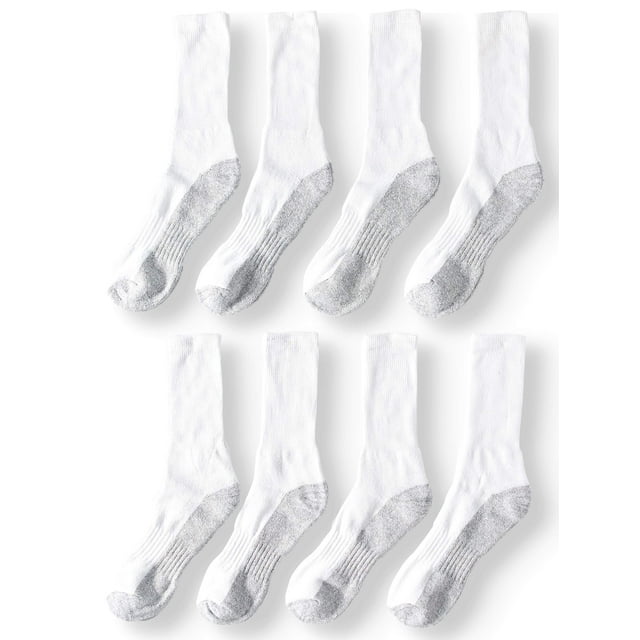 Men's Durable Work Crew Sock, 8Pack