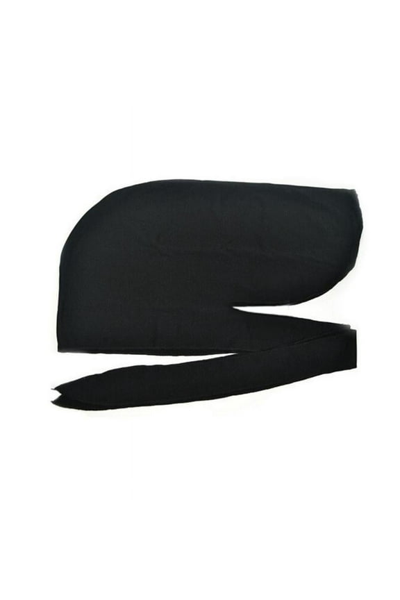 Men's Durag Bandanna Sports Du Rag Scarf Head Rap Tie Cap N5C5 Down W0W3 A9E8