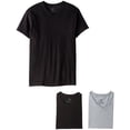 thumbnail image 1 of Men's Dyed ComfortSoft Tagless V-Neck Undershirt (4-Pack), 1 of 2