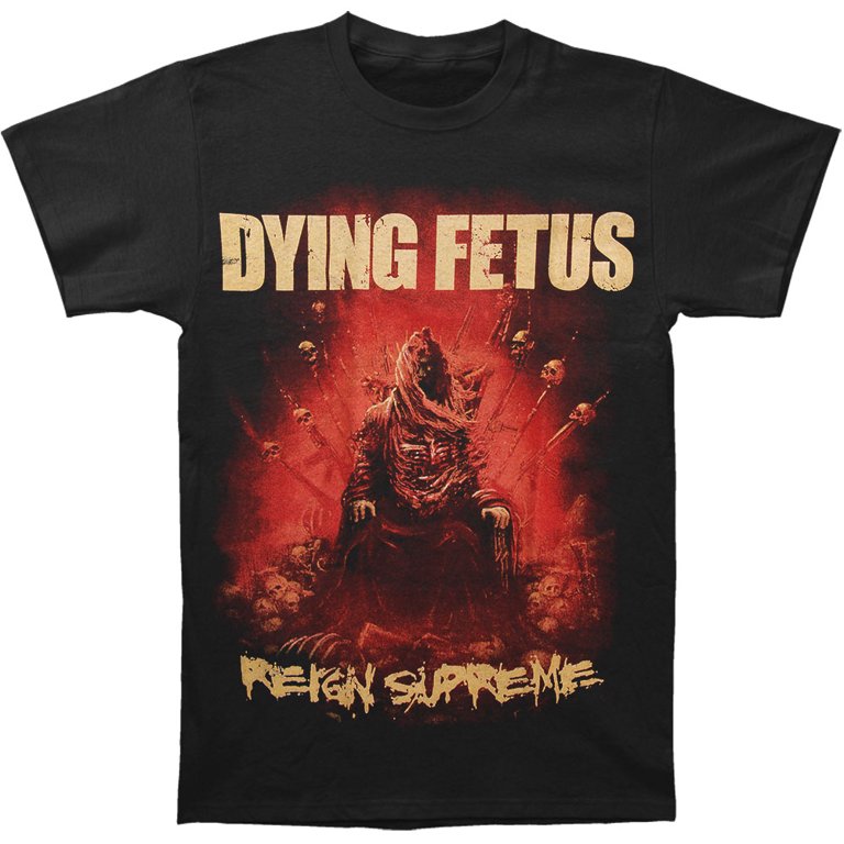 Men s Dying Fetus Reign Supreme T shirt XXX Large Black Walmart