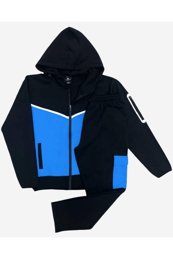 Men’s Sweatsuit Tech Fleece Heavy Duty Sweatpants Sweat Jacket