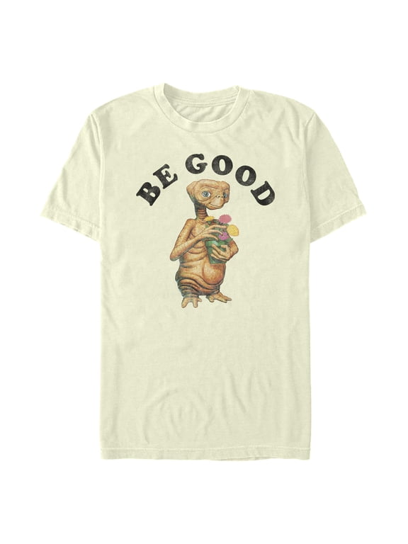 Men's E.T. the Extra-Terrestrial Be Good Flower Graphic T-Shirt