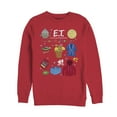 thumbnail image 1 of Men's E.T. the Extra-Terrestrial Favorite Movie Props  Sweatshirt Red Medium, 1 of 3