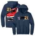 thumbnail image 1 of Men's E2 Apparel Heather Navy Josh Berry Motorcraft Pullover Hoodie, 1 of 3