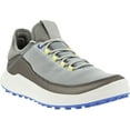 thumbnail image 1 of Men's ECCO Core Mesh Hybrid Golf Sneaker Concrete/Sunny Lime Textile, 1 of 7