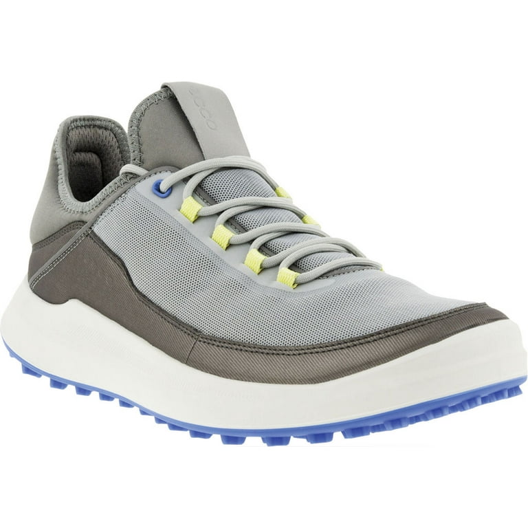 Men's ECCO Core Mesh Hybrid Golf Sneaker Concrete/Sunny Lime Men's ECCO Core Mesh Hybrid Golf Sneaker Concrete/Sunny Lime