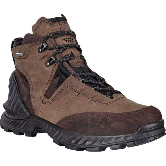 Men's ECCO Exohike High GORE-TEX Hiking Boot Mocha/Cocoa Brown Nubuck 43 M