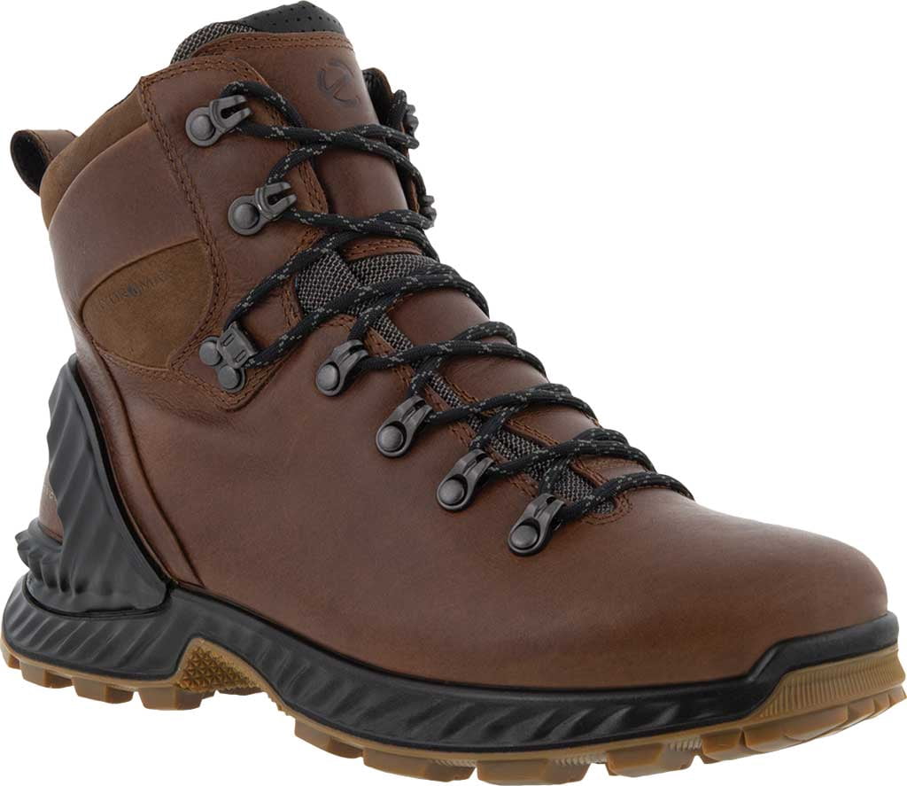 Men's ECCO Exohike Mid Hydromax Hiking Boot Cocoa Brown Yak