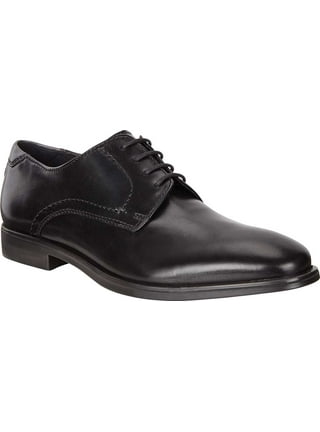 Ecco Men's S Lite Hybrid Apron Toe Leather Derby Shoe in Black