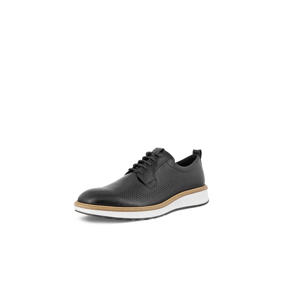 ECCO Men's ST. 1 Hybrid Perforated Leather Derby Oxford
