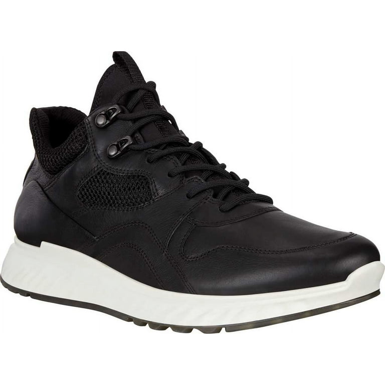 vant tæt Pensioneret Men's ECCO ST.1 Urban Fashion Sneaker Black/Black Yak Leather/Textile 43 M  - Walmart.com