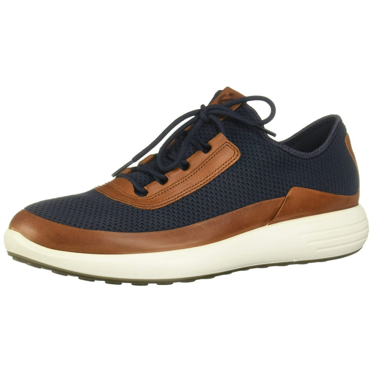 ECCO mens Soft 7 Runner Summer Sneaker Amber Marine 8 8.5 US Walmart