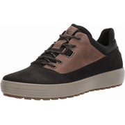 ECCO Soft 7 Tred Terrain Low Hydromax Sneaker, Black/Navajo Brown Yak Nubuck, 11-11.5