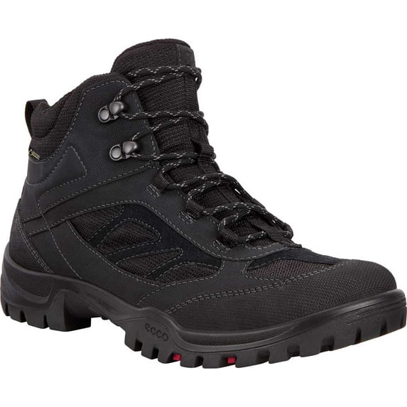 Men's ECCO Xpedition III GORE-TEX Mid Cut Hiking Boot Black/Black Cow Leather/Textile 45 M