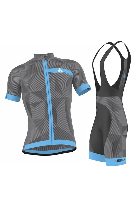 Men's ELITE GRAPHITE Jersey & Bib Shorts