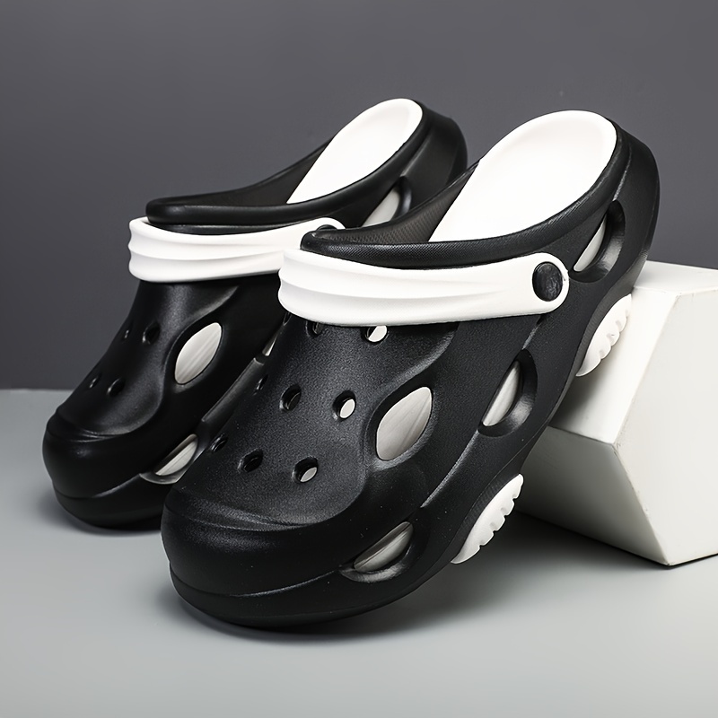 Men's EVA Clogs, Slipon Closed Toe Sandals, Soft Sole Walking Shoes, Outdoor Garden Shoe Beach