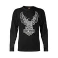 thumbnail image 1 of Men's Eagle Long Sleeve T-Shirt Black Graphic Tee 30296660, Harley Davidson, 1 of 2