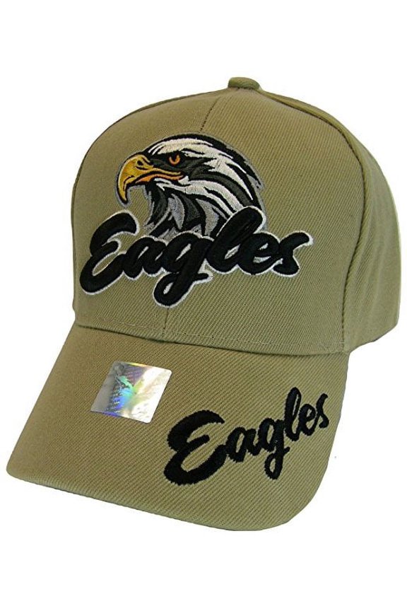 Men's Eagles Adjustable Baseball Cap (Khaki)