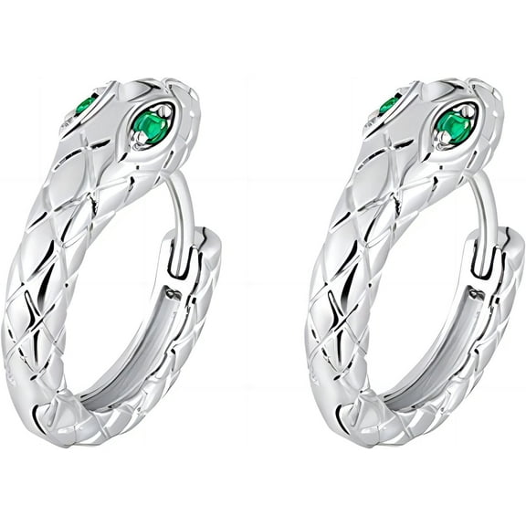 Men's Earring Hoop 925 Sterling Silver Hoop for Men Round Huggie Mens Hoops Earrings Ear Piercings