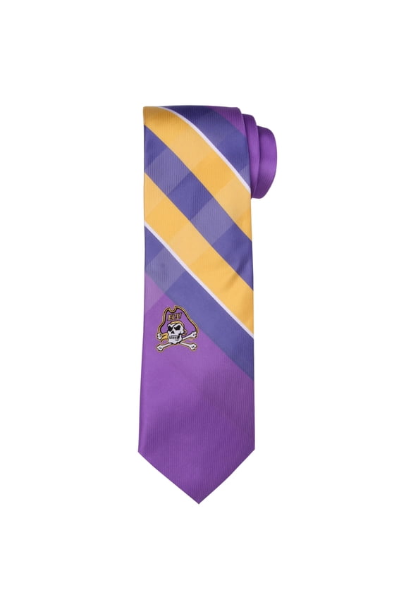 Men's East Carolina Pirates Woven Poly Grid Tie