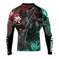 thumbnail image 1 of Men's East Meets West MMA Rash Guard Black 2X-Large, 1 of 3