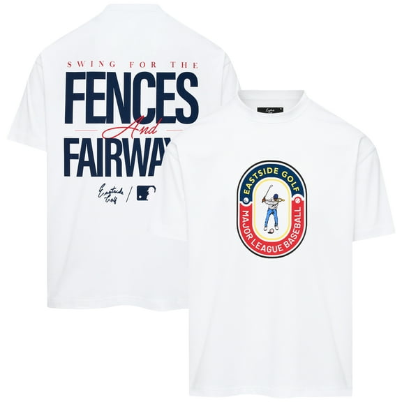 Men's Eastside Golf White Atlanta Braves 2025 MLB All-Star Game Fences & Fairways T-Shirt