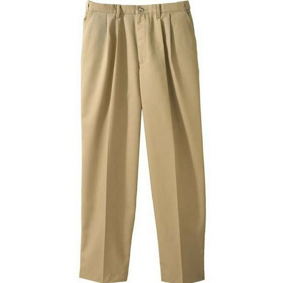 Men's Easy Fit Chino Pleated Pant - 2678