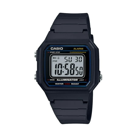 Men's Easy Reader Digital Watch, Black