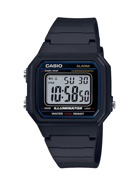 Men's Easy Reader Digital Watch, Black