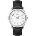 thumbnail image 1 of Timex Men's Easy Reader Signature Black/White Watch, Leather Strap, 1 of 2