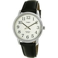 thumbnail image 1 of Men's Easy Reader T20501 Black Leather Quartz Dress Watch, 1 of 1