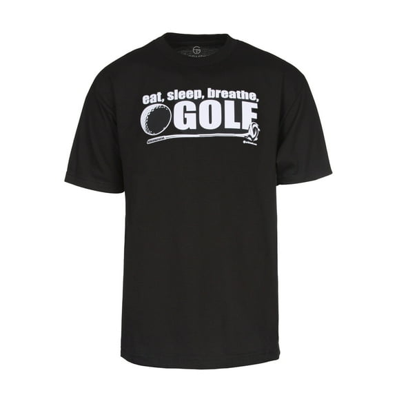 Men's Eat. Sleep. Breathe. Golf. Short-Sleeve Black T-Shirt - 2X-Large