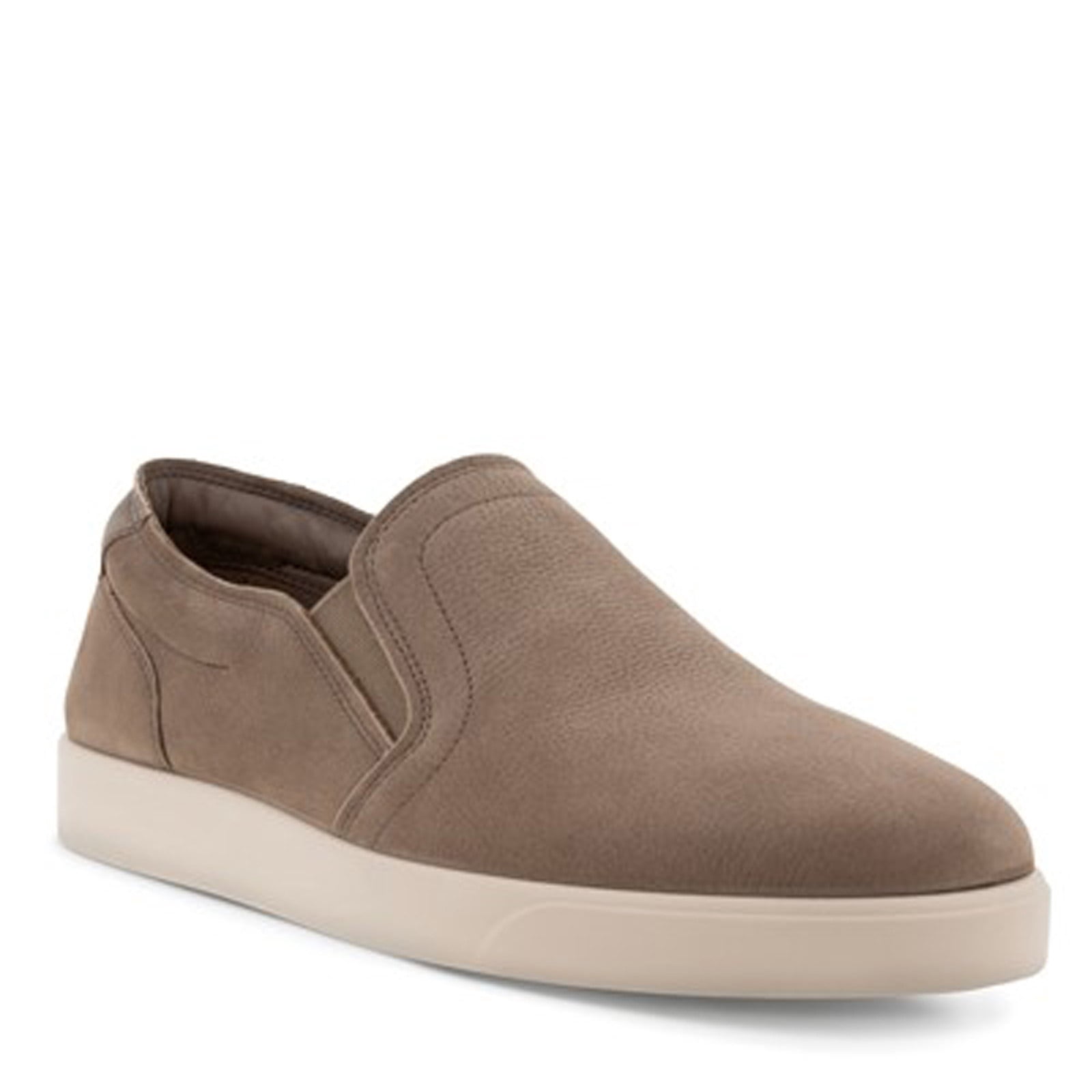 Ecco Men\'s Shoes Size 41 US 7 - 7.5 Taupe S Lite Moc Loafer Slip On Nubuck Ecco S Lite Pebbled Nubuck Taupe Moc Slip On Loafer Shoes  main image 3