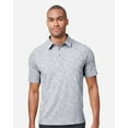 thumbnail image 1 of North End NE115 Men's Eclipse Jacquard Polo-Black Heather-2XL, 1 of 6