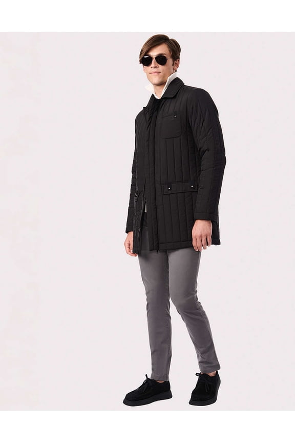 s Eco Puffer Jacket, l, Black