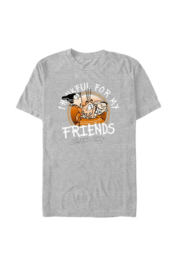 Men's Ed, Edd n Eddy Thankful for My Friends  Graphic T-Shirt