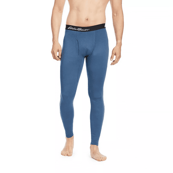 Men's Eddie Bauer Lightweight Baselayer Pants, Dusty Indigo, Small