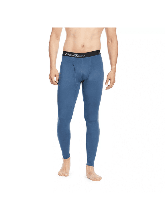Men's Eddie Bauer Lightweight Baselayer Pants, Dusty Indigo, Small