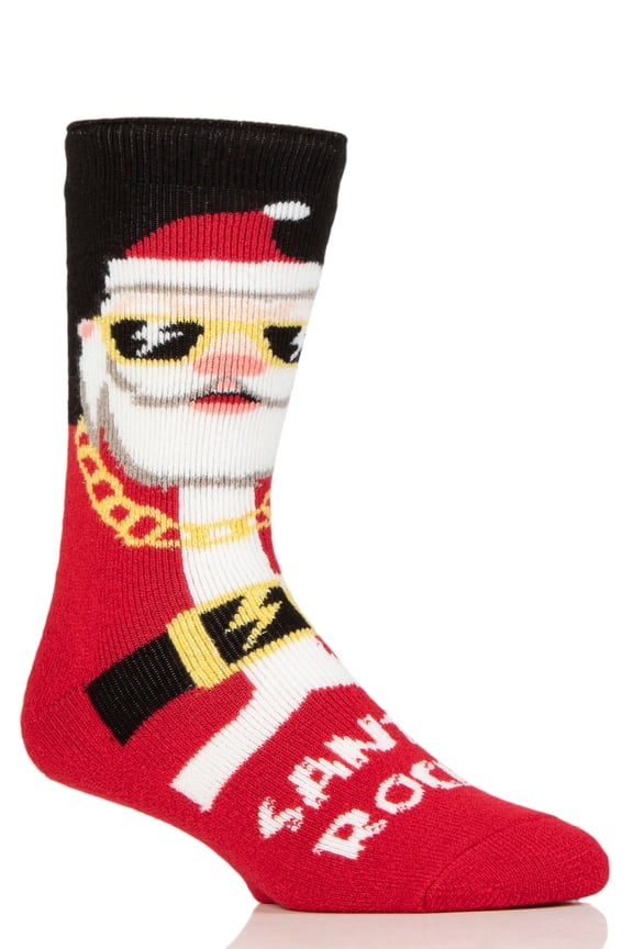 Men's Eddie Cool ULTRA LITE Santa Crew Socks