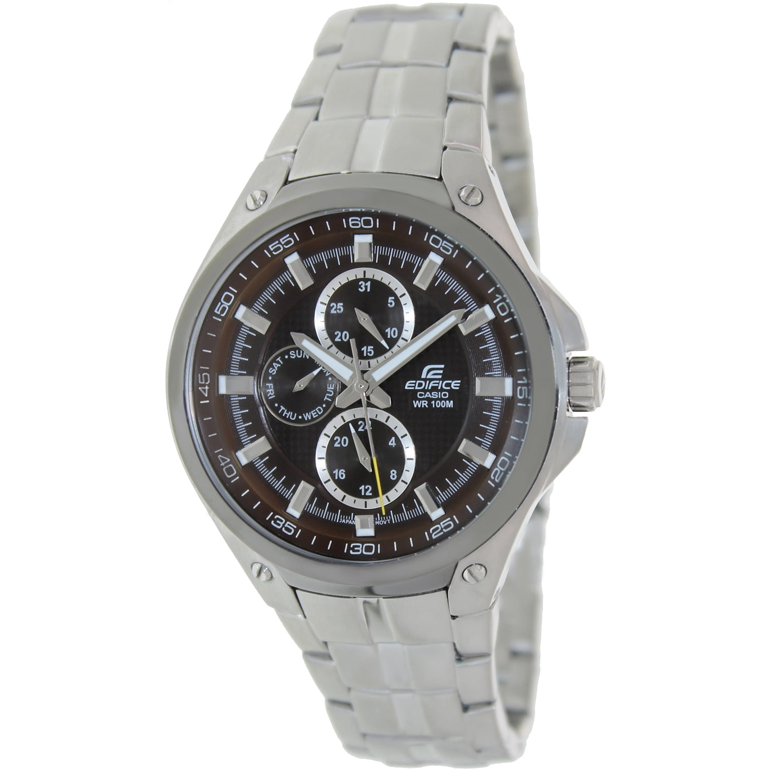Men's Edifice EF326D-5AV Silver Stainless-Steel Quartz Watch