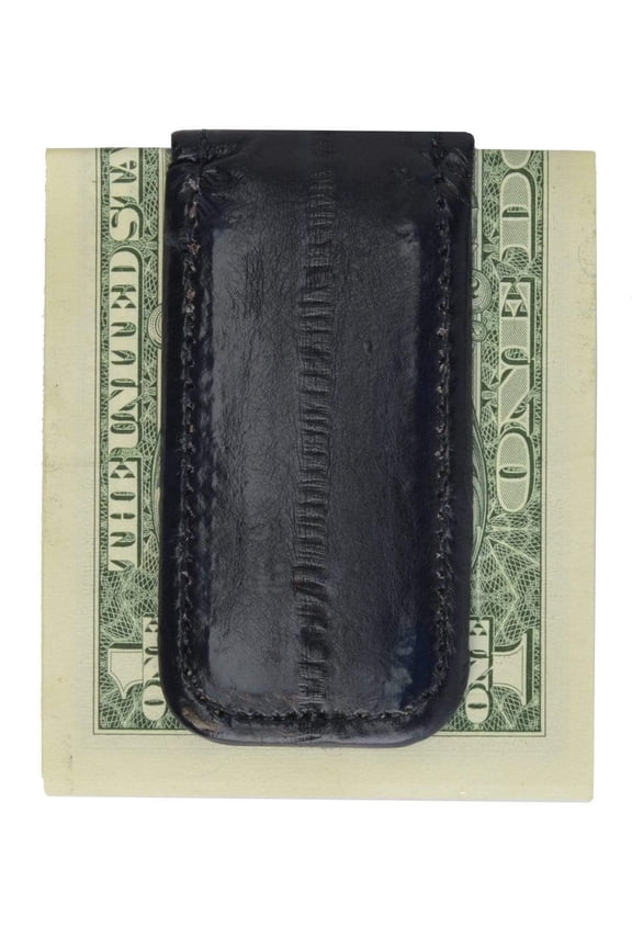 Men's Eel Skin Large Magnetic Money Clip E 334