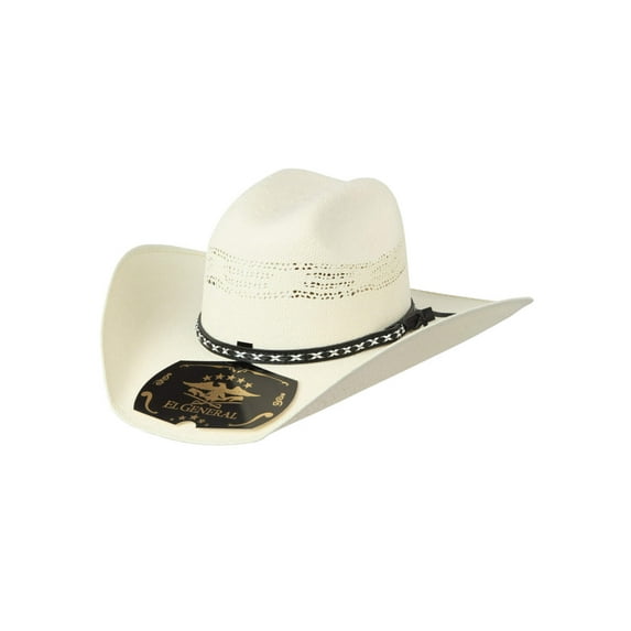 Men's El General 20X Palm Straw Western Hat - Bangora Toro 45763