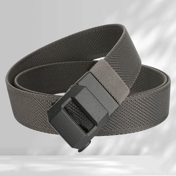 Men's Elastic Elastic Waistband Business Casual Nylon Peplum Belt Without Teeth Automatic Buckle Belt Customized Belt for Men Mi Belt String Belts for Men Click Belts Men's Cowboy Belt Belt Men Thin