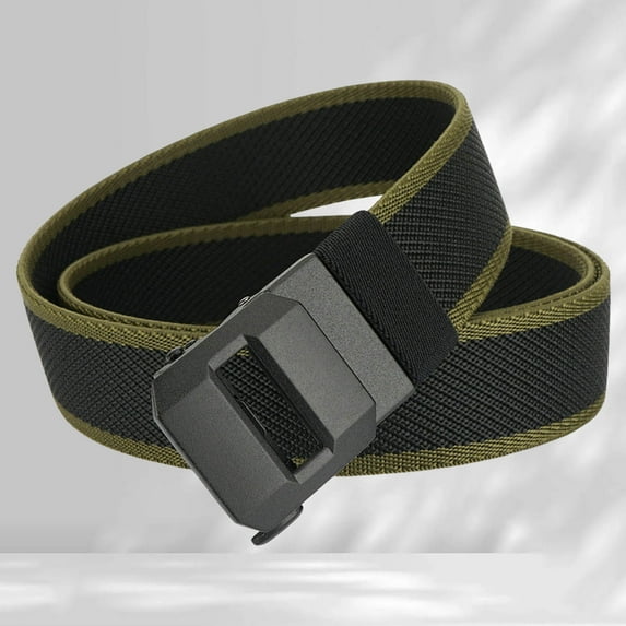 Men's Elastic Elastic Waistband Business Casual Nylon Peplum Belt Without Teeth Automatic Buckle Belt Leather Belt Women Wide Mens Solid Leather Belt Heavy Duty Belt Gear Belt Mens Designer Belts Belt