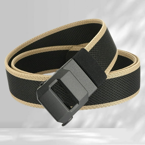 Men's Elastic Elastic Waistband Business Casual Nylon Peplum Belt Without Teeth Automatic Buckle Belt Leather Belt Women Wide Mens Solid Leather Belt Heavy Duty Belt Gear Belt Mens Designer Belts Belt
